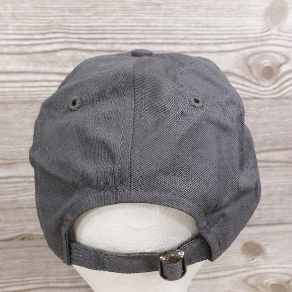 BASS PRO SHOPS CLUB LOGO GREY ADJUSTABLE STRAPBACK BASEBALL HAT CAP - Picture 5 of 8
